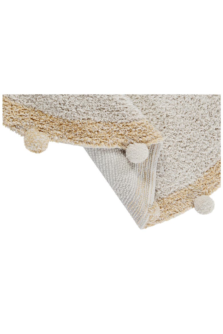 Bubbly Washable Cotton Area Rug, Alternate, color, NATURAL HONEY