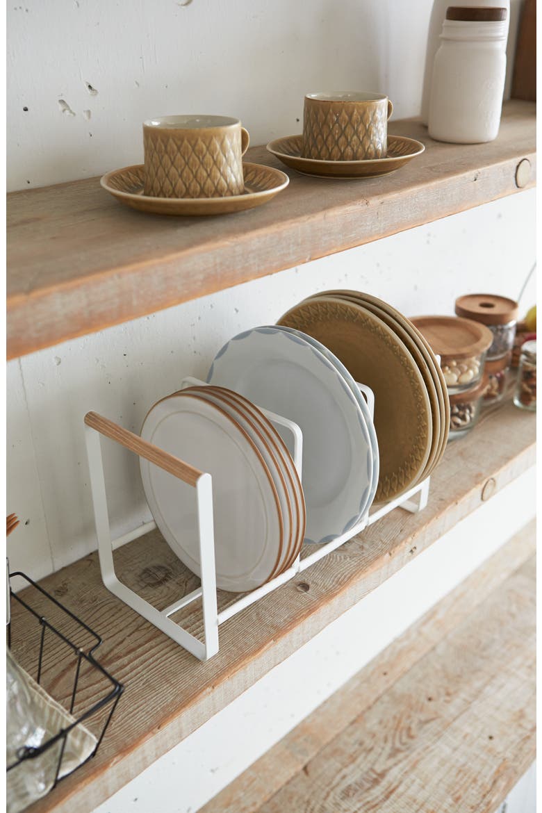 Vertical Plate Organizer, Alternate, color, WHITE