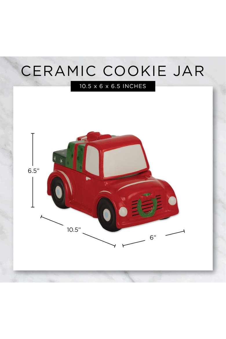 Christmas Truck Cookie Jar, Alternate, color, Christmas Truck