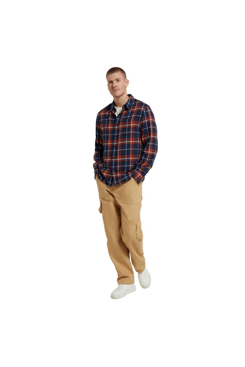 Cove Flannel Shirt, Alternate, color, Navy