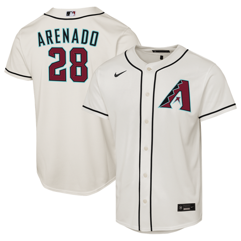 Men's Nike Nolan Arenado White Arizona Diamondbacks Home Replica Jersey