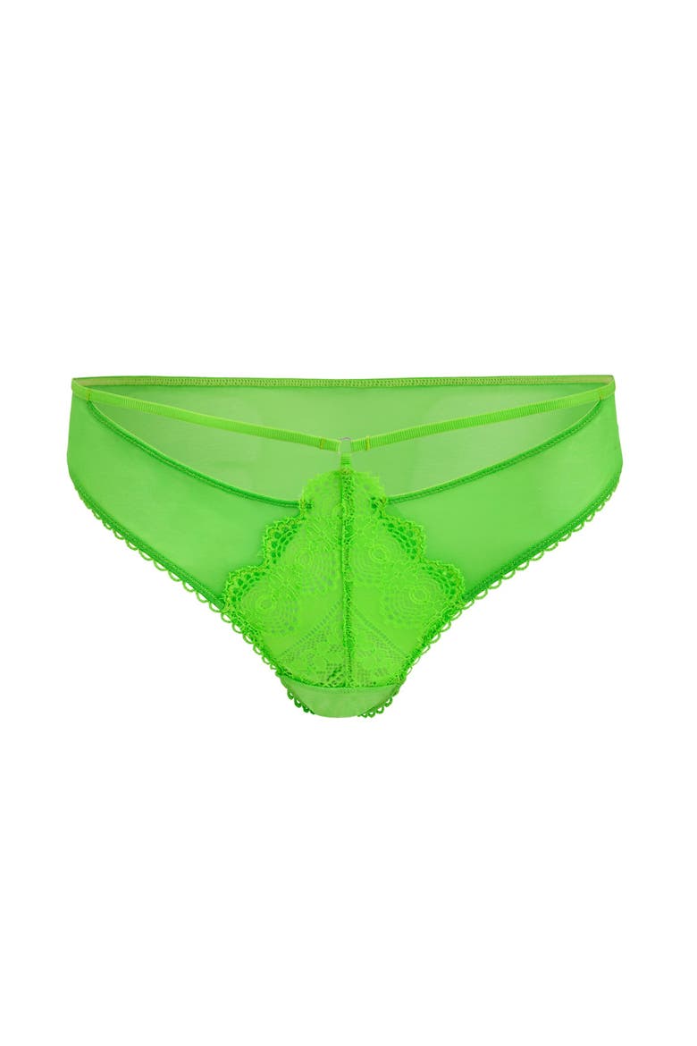 Kinley Cheeky Panties, Alternate, color, Medium green