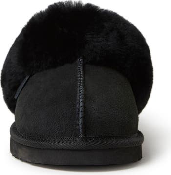 Sydney Water Resistant Genuine Shearling Scuff Slipper - Wide Width Available