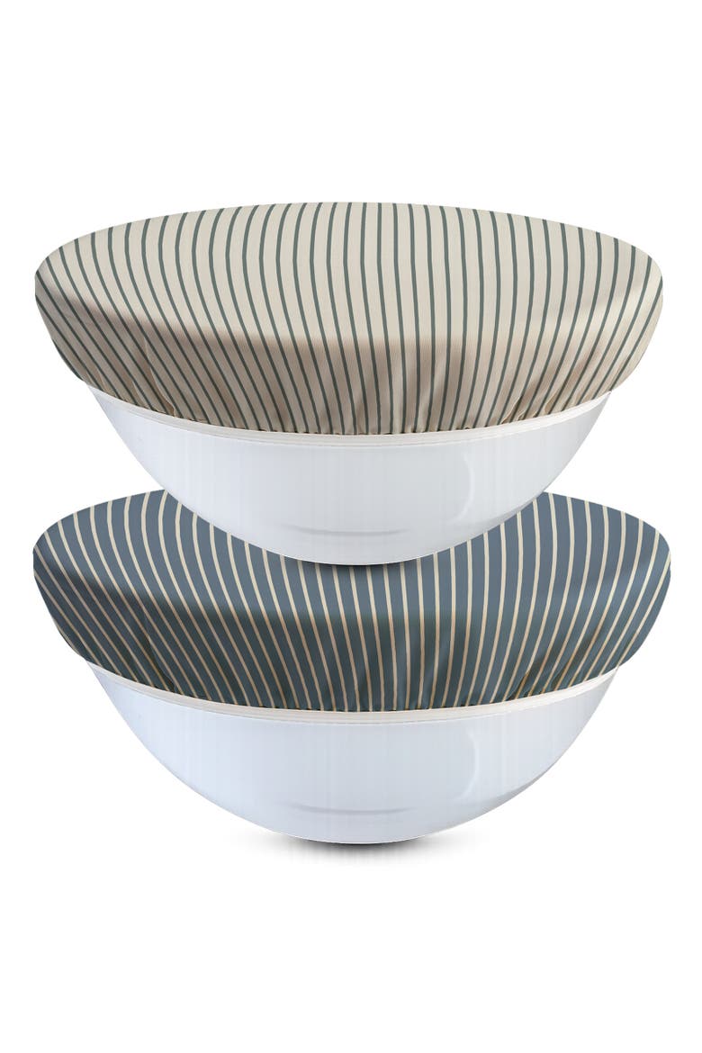 Beeswax Bowl Covers, Set of 2, X-Large 12", Organic Cotton, Main, color, Beige