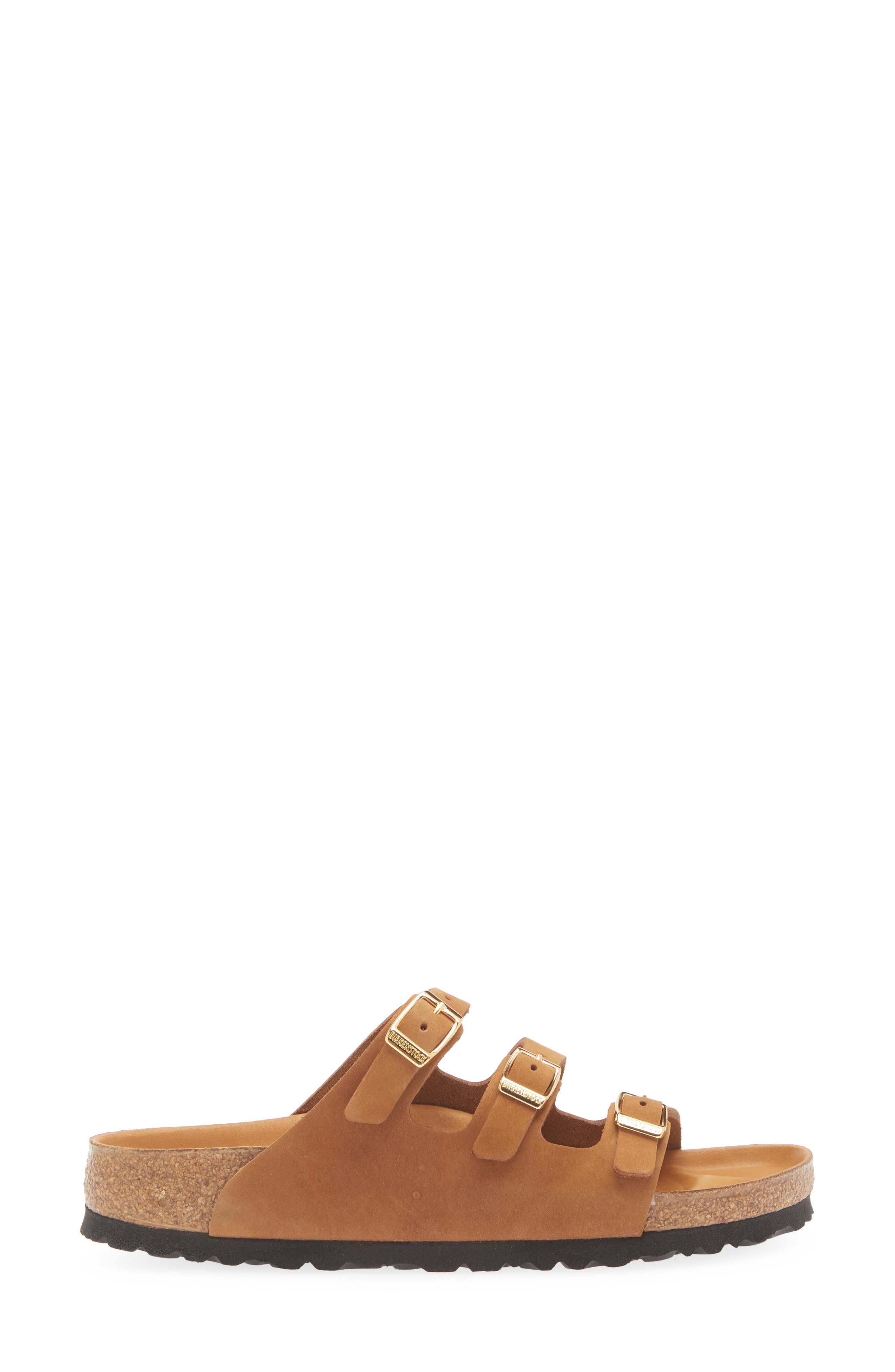 Birkenstock Florida Sandal, Alternate, color, Mink Nubuck