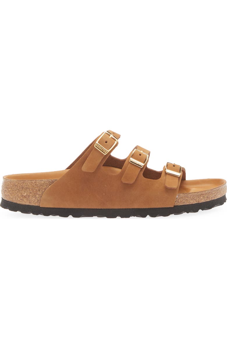 Birkenstock Florida Sandal, Alternate, color, Mink Nubuck