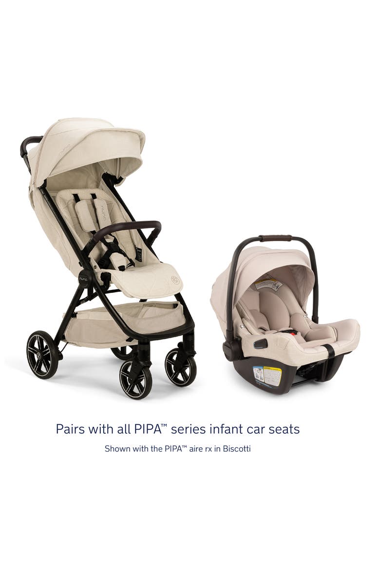 x BMW TRVL™ LX Compact Stroller, Alternate, color, BEIGE/ KHAKI
