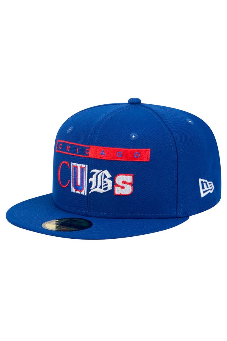 Men's New Era Royal Chicago Cubs Ransom 59FIFTY Fitted Hat, Main, color, Royal