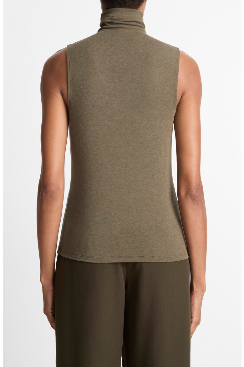 Sleeveless Modal Turtleneck Top, Alternate, color, H CYPRESS