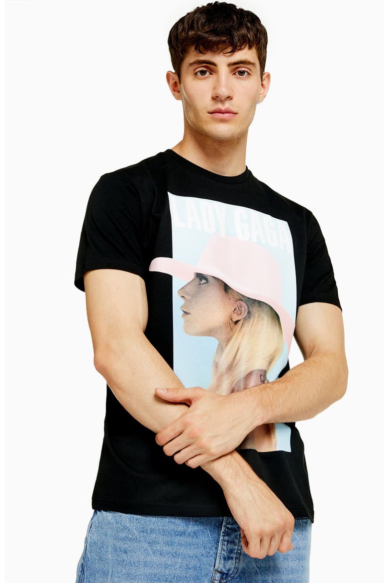 Lady Gaga T-Shirt, Alternate, color, BLACK MULTI