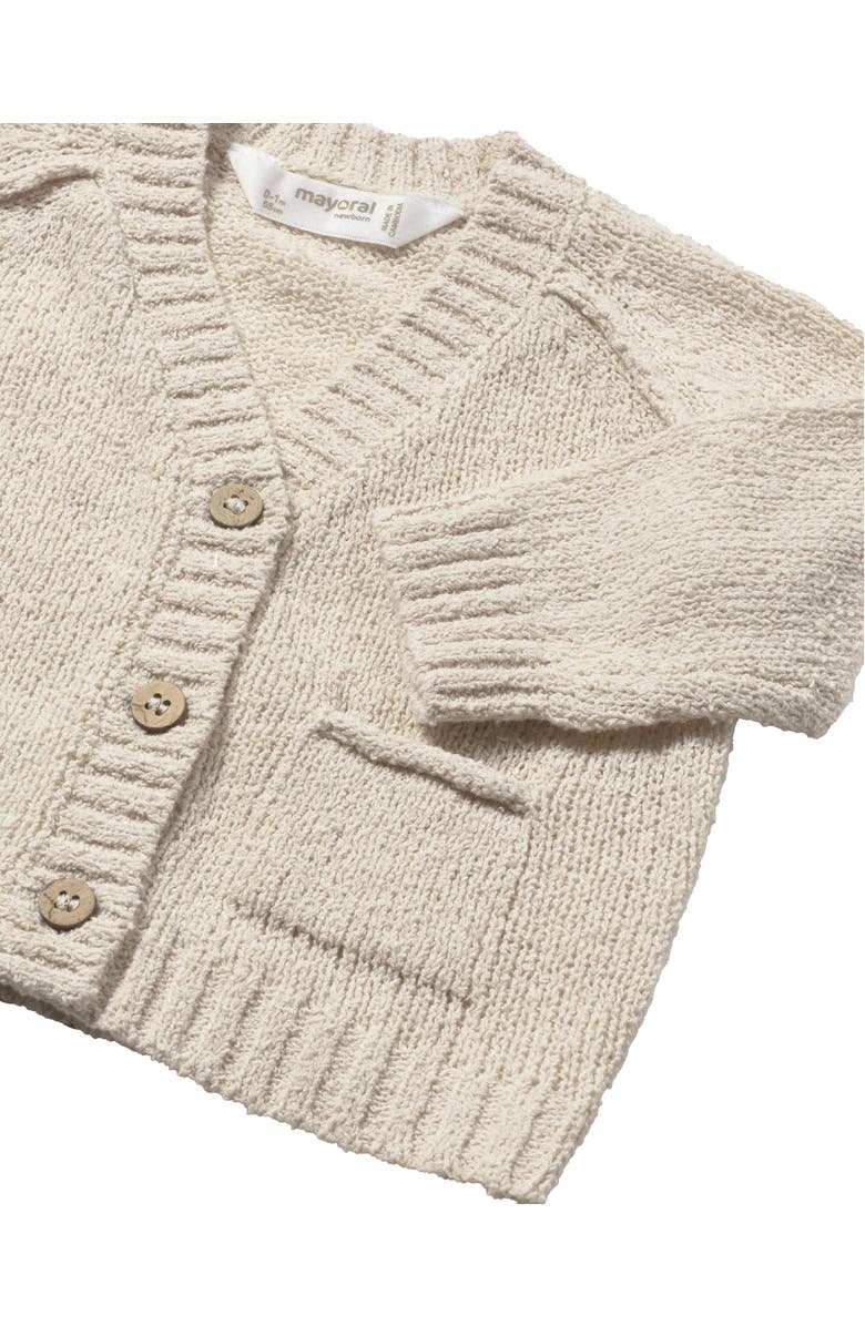 Mayoral Maple Knitted Cardigan, Alternate, color, Beige