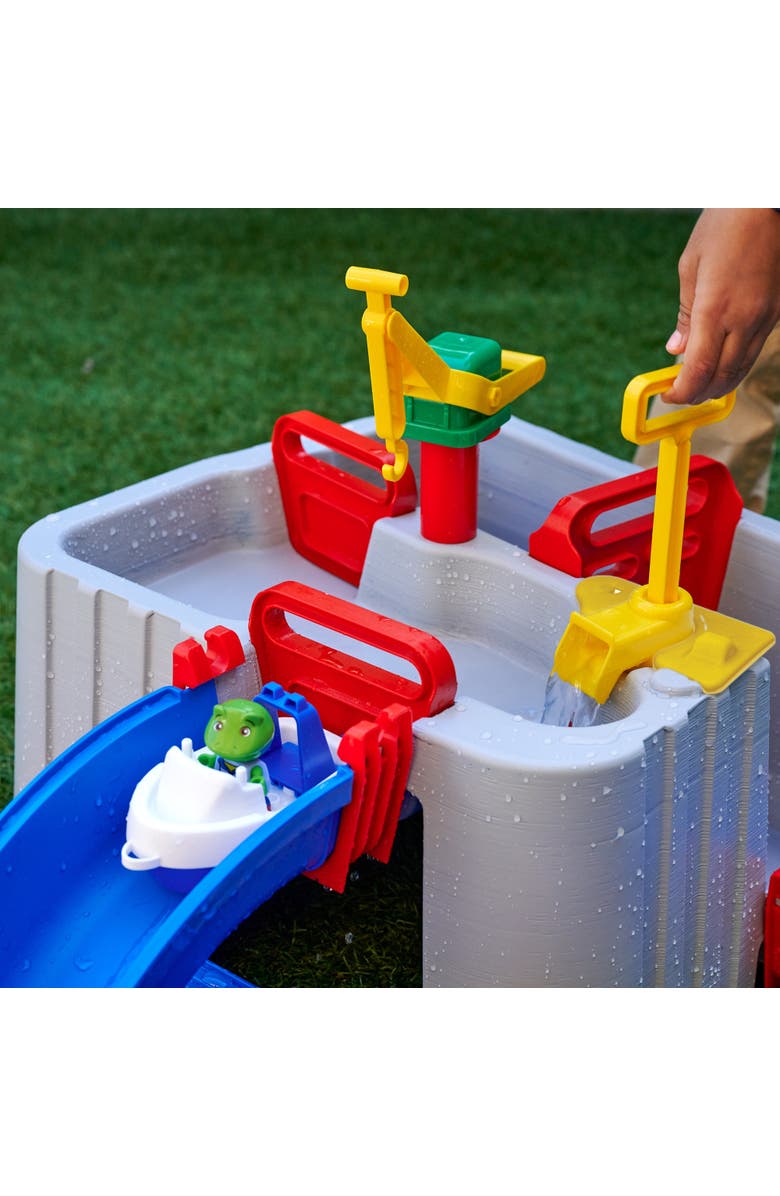 AquaPlay Harbor Waterway Playset, 3 Toy Boats & 2 Animal Figures, Kids 3+, Alternate, color, Multicolored