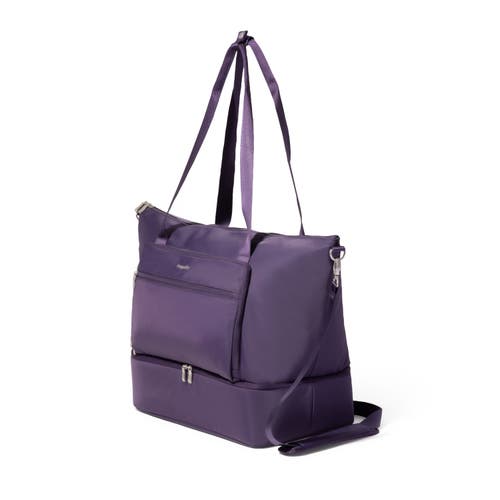Baggallini Park Ave Weekender Tote In Purple