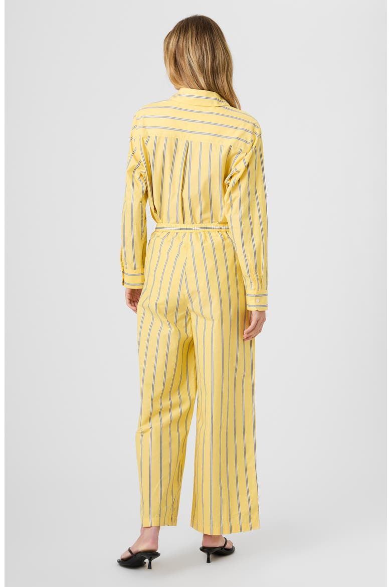 Rhodes Pop Nico Stripe Cotton Drawstring Pants, Alternate, color, DAISY YELLOW MULTI