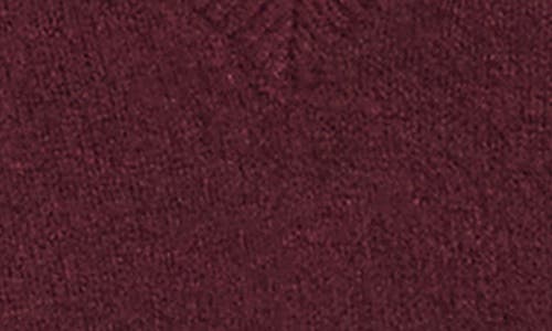 Fifteen Twenty Heather V-neck Sweater In Burgundy