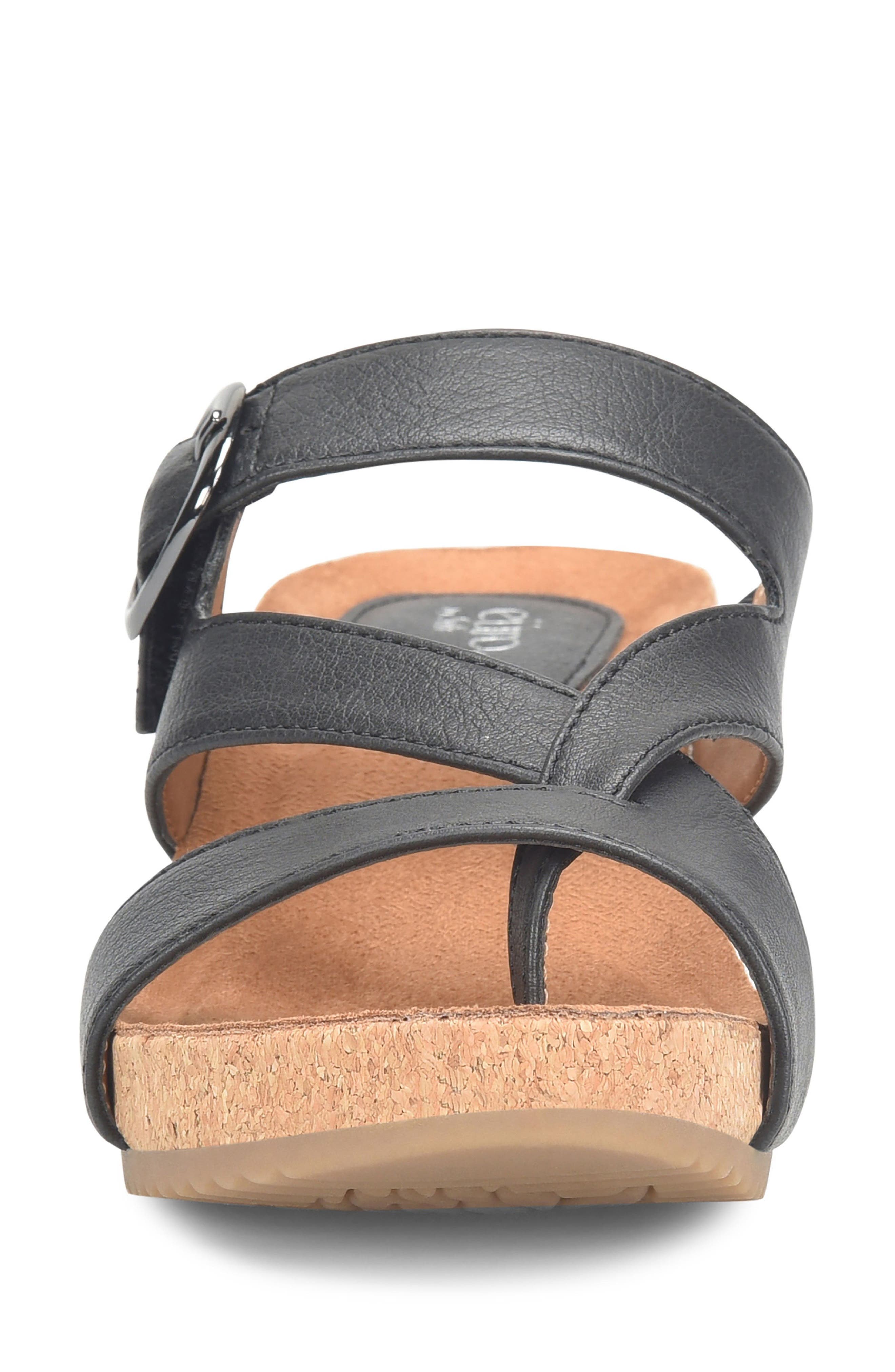 EUROSOFT Emrie Sandal, Alternate, color, Black