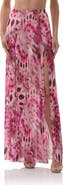 AFRM Batien Printed Mesh Maxi Skirt