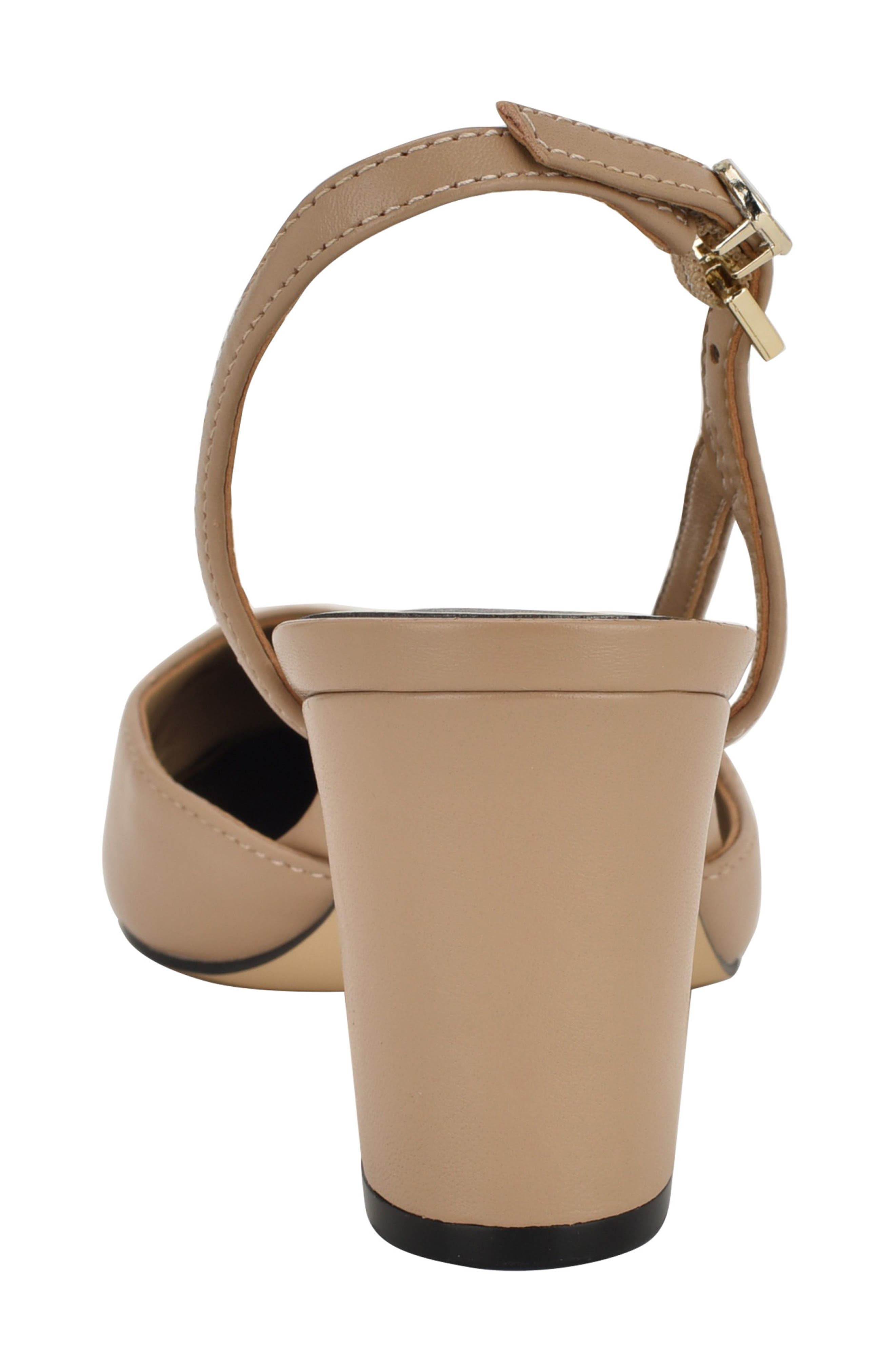 GUESS Loisa Slingback Pump, Alternate, color, Natural