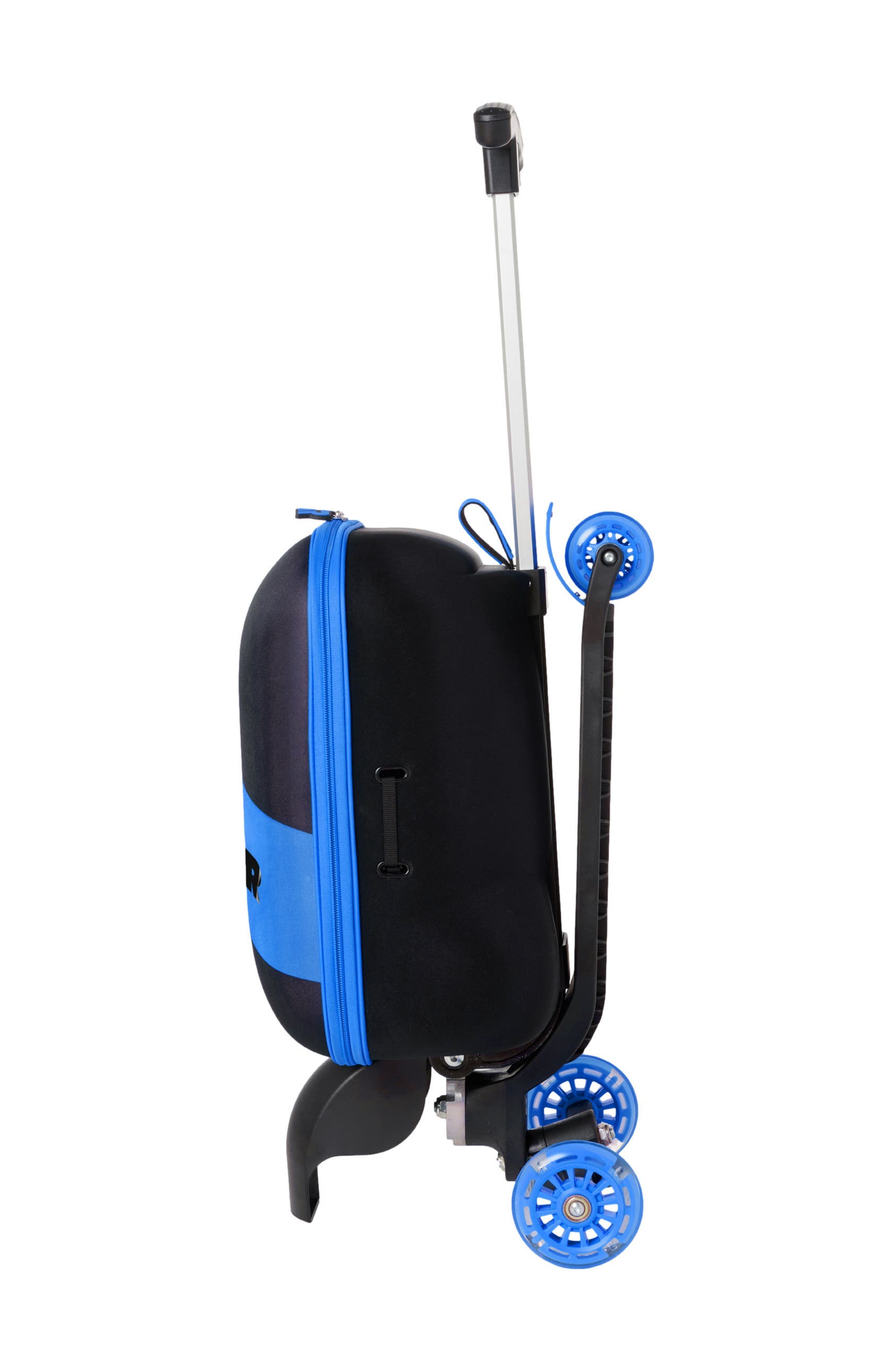 Roll Rider Softside Kids Scooter Suitcase, Alternate, color, Blue