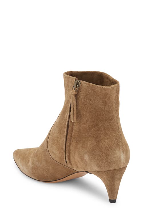 Isabel Marant Derst Stretch Bootie In Brown