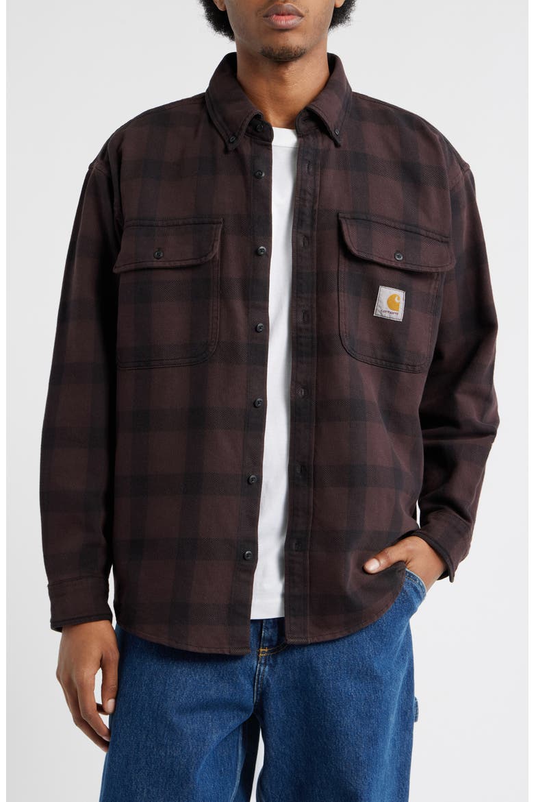 Edmands Plaid Cotton Twill Button-Down Shirt, Main, color, EDMANDS CHECK NATURAL