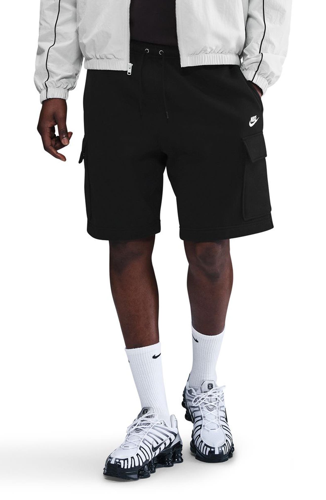 Nike Brushed Fleece Cargo Shorts