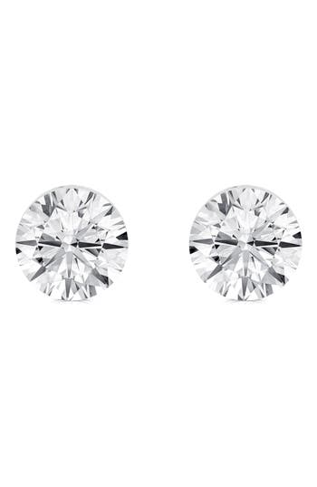BADGLEY MISCHKA BADGLEY MISCHKA COLLECTION 14K GOLD LAB CREATED DIAMOND STUD EARRINGS