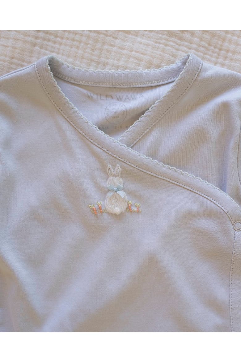 Pima Embroidered Bundle Set, Alternate, color, Blue Bunny