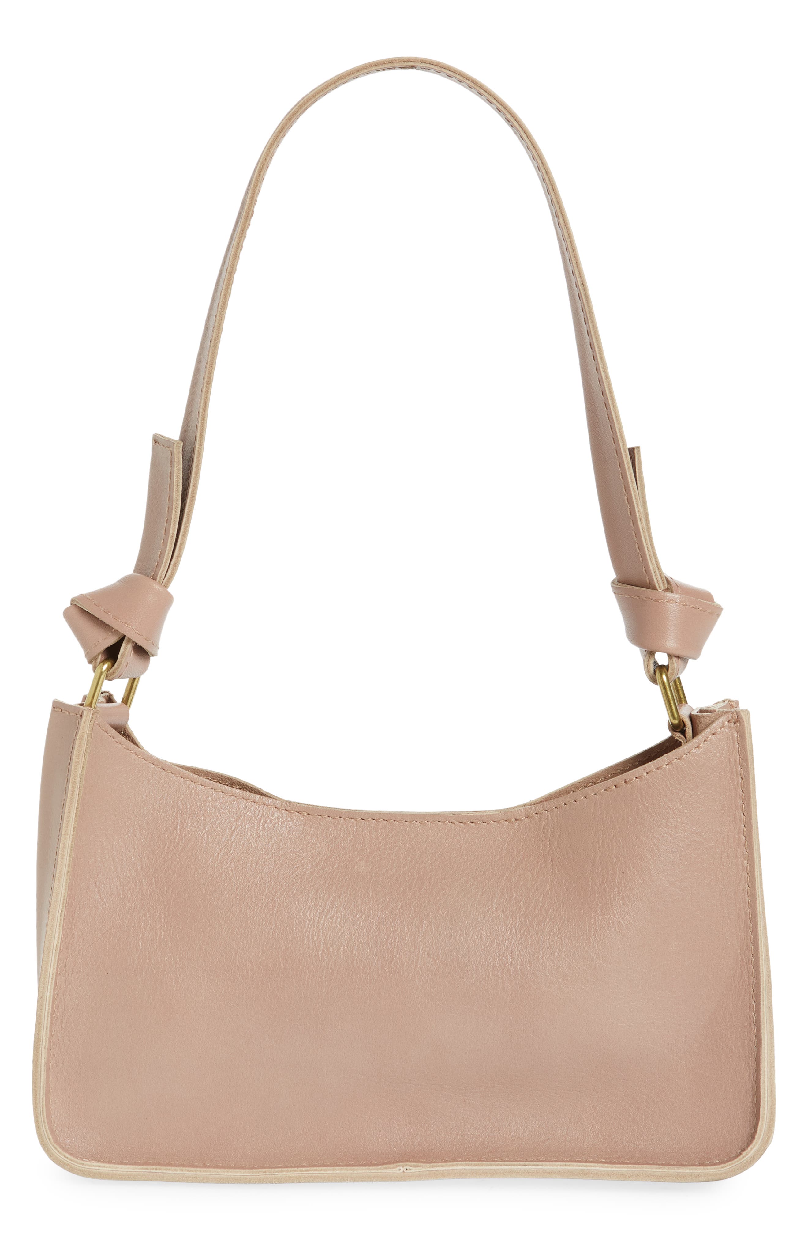 The Sydney Leather Hobo Bag, Main, color, SMOKED MAUVE
