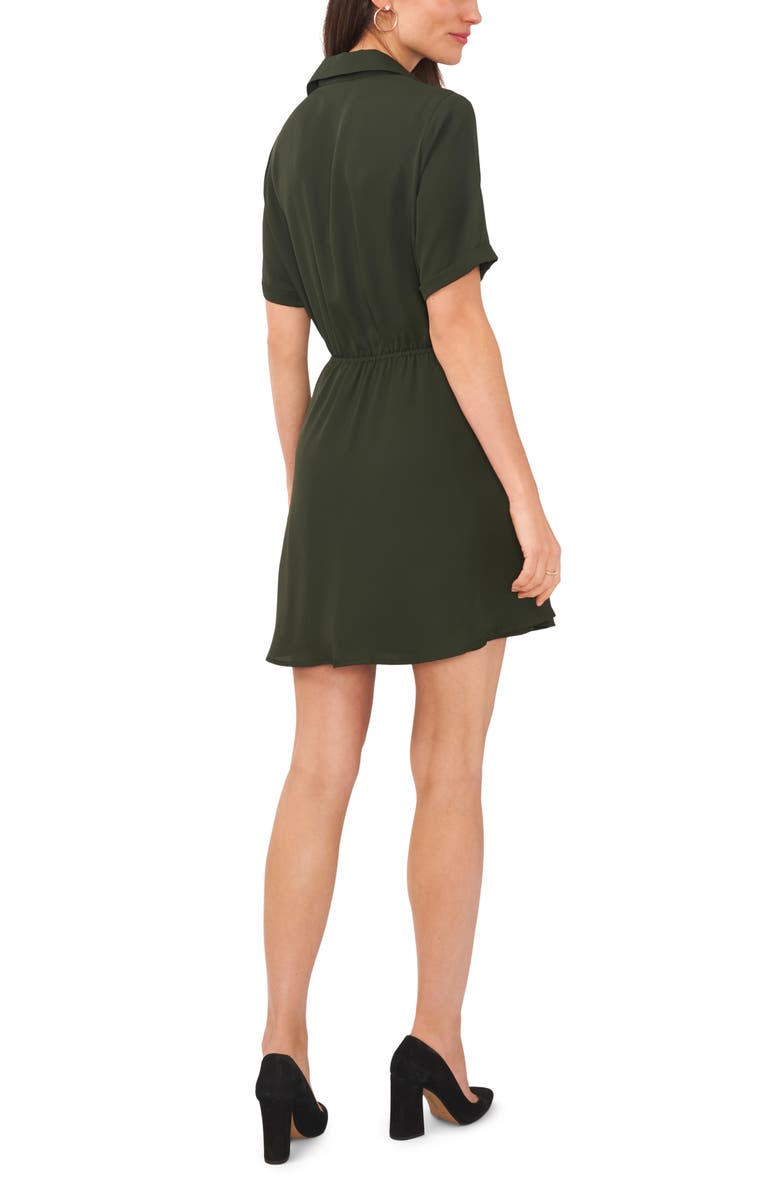 Vince Camuto Collared Wrap Dress, Alternate, color, 