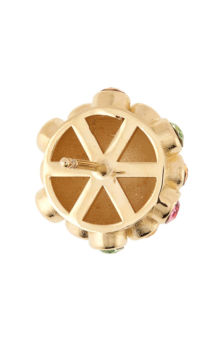 Oscar de la Renta Sputnik Multicolor Crystal Post Earrings, Alternate, color, 