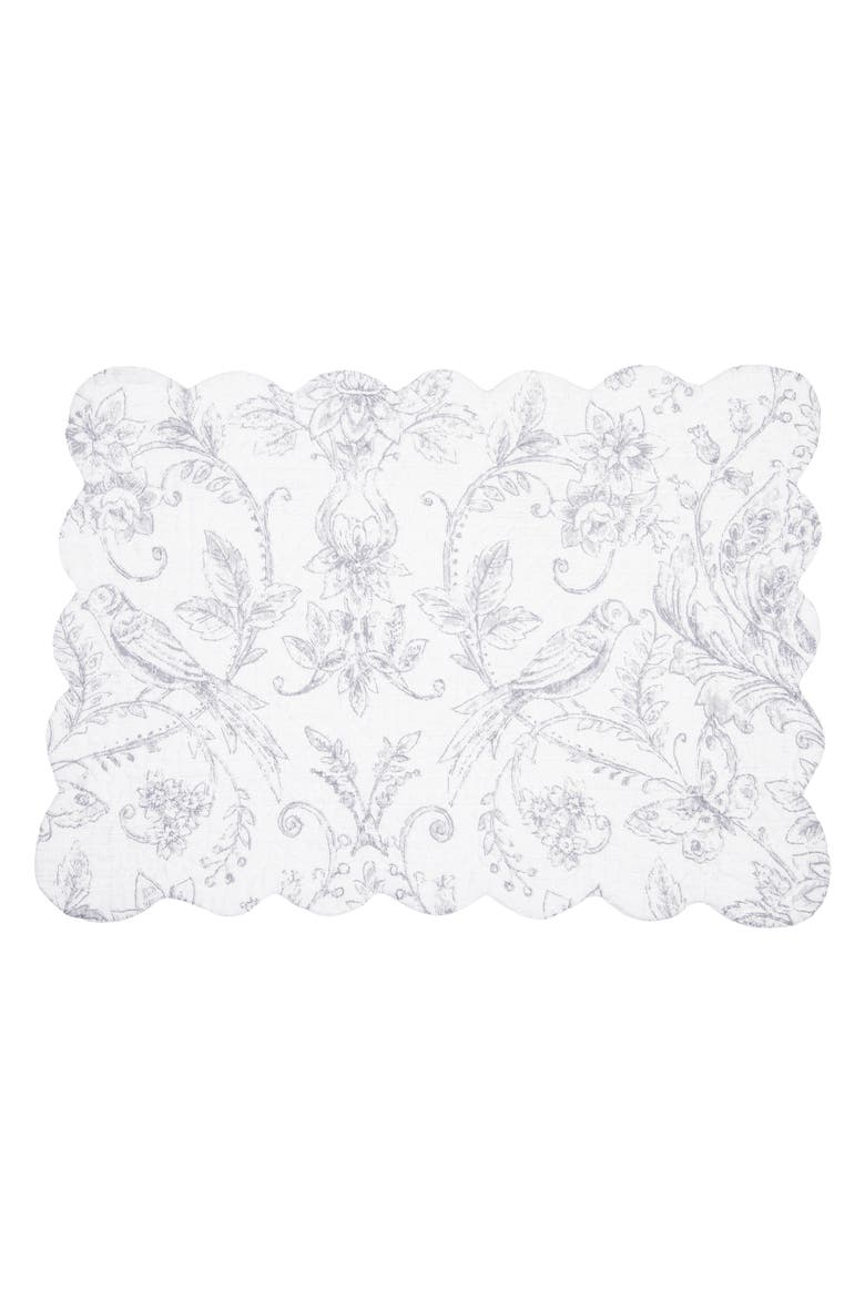 Callahan Songbirds Placemats Set of 6 13" x 19", Alternate, color, Purple