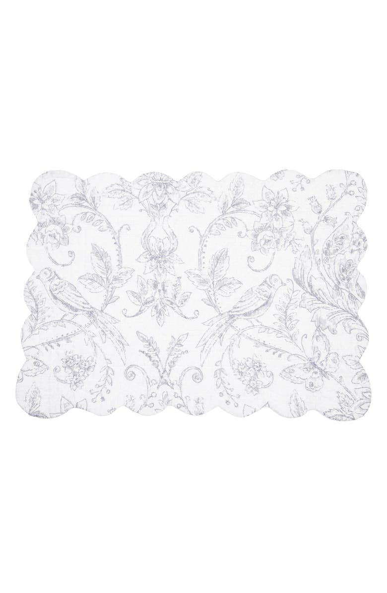 C&F Home Callahan Songbirds Placemats Set of 6, 13" x 19", Alternate, color, Purple