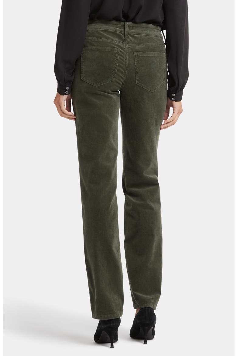 Marilyn Corduroy Straight Leg Pants, Alternate, color, VINE LEAF