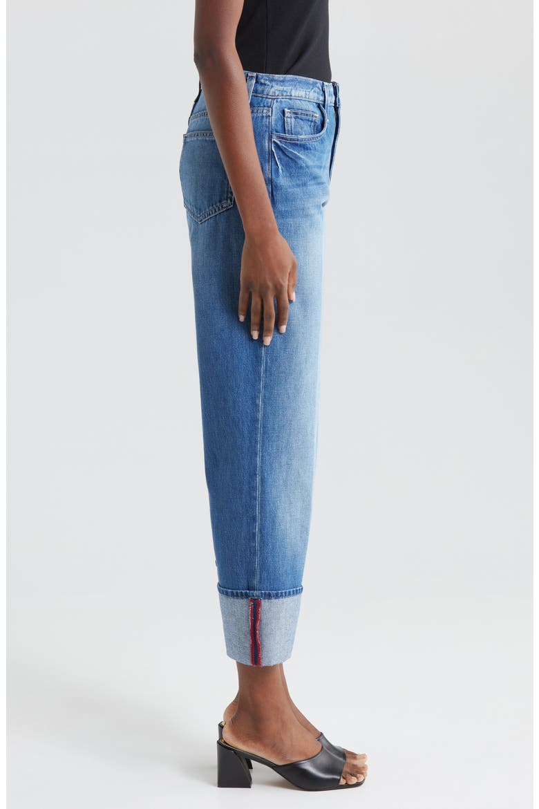 Leighton Cuff Stovepipe Jeans, Alternate, color, BRENTWOOD