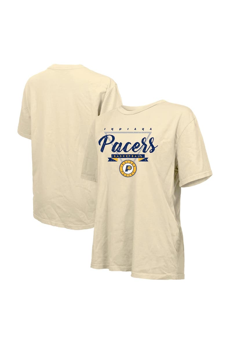 Majestic Threads Women's Majestic Threads  Cream Indiana Pacers Oversized T-Shirt, Main, color, Cream
