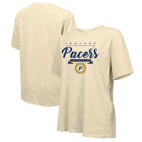 Women's Majestic Threads  Cream Indiana Pacers Oversized T-Shirt