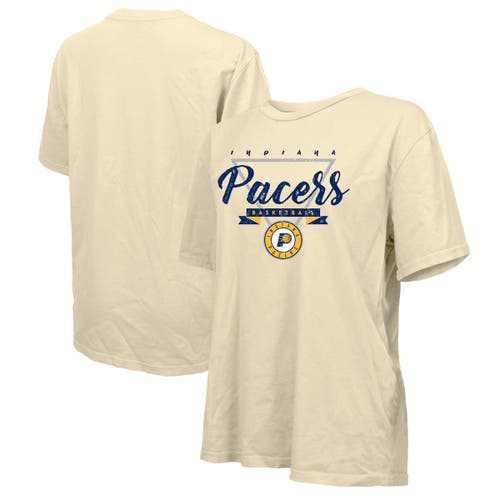 Majestic Threads  Cream Indiana Pacers Oversized T-shirt