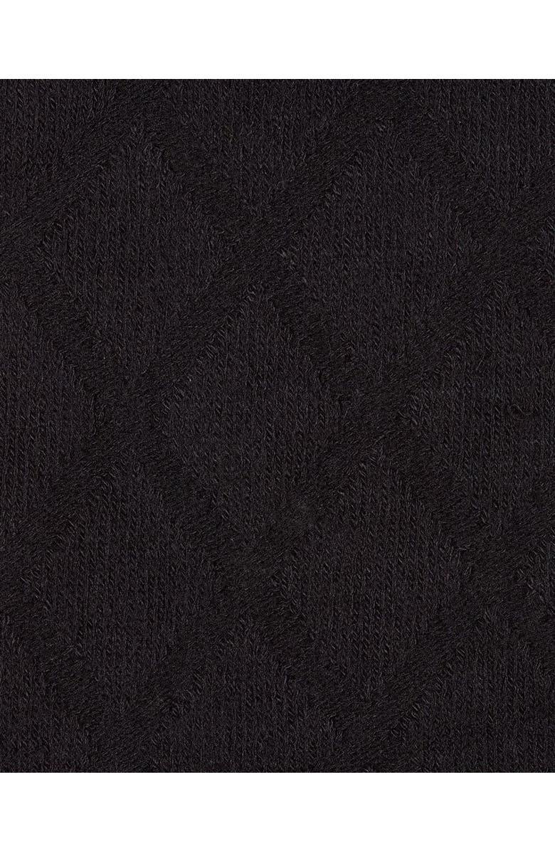 MeMoi Diamond Crew Socks, Alternate, color, Black