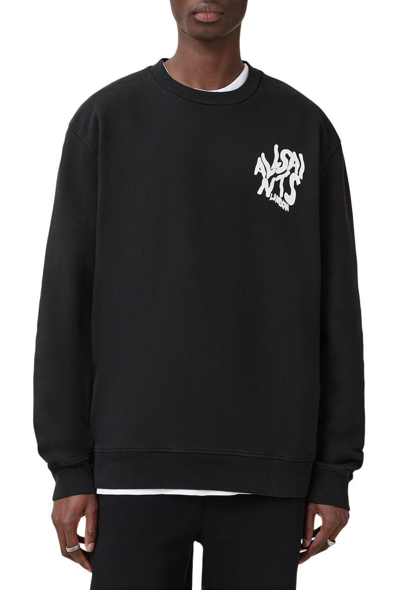 Orlando Logo Graphic Sweatshirt, Main, color, JET BLACK