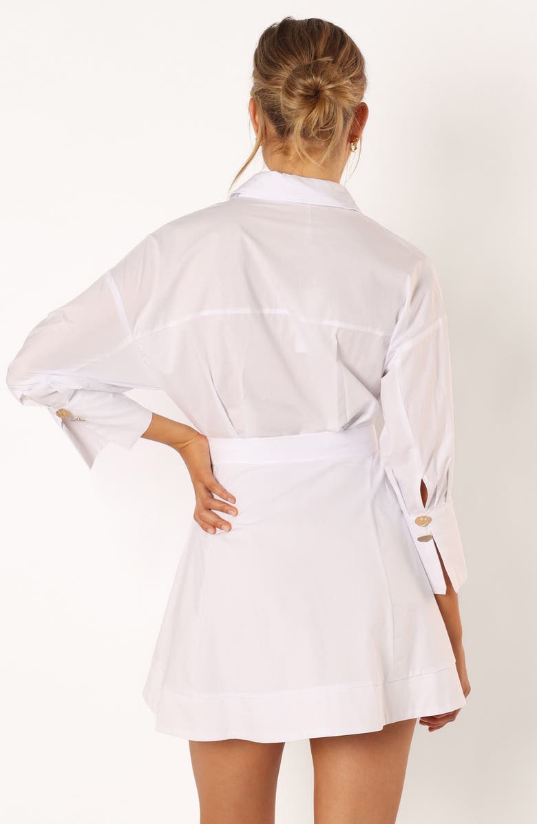Petal & Pup Julia Belted Long Sleeve Shirtdress, Alternate, color,