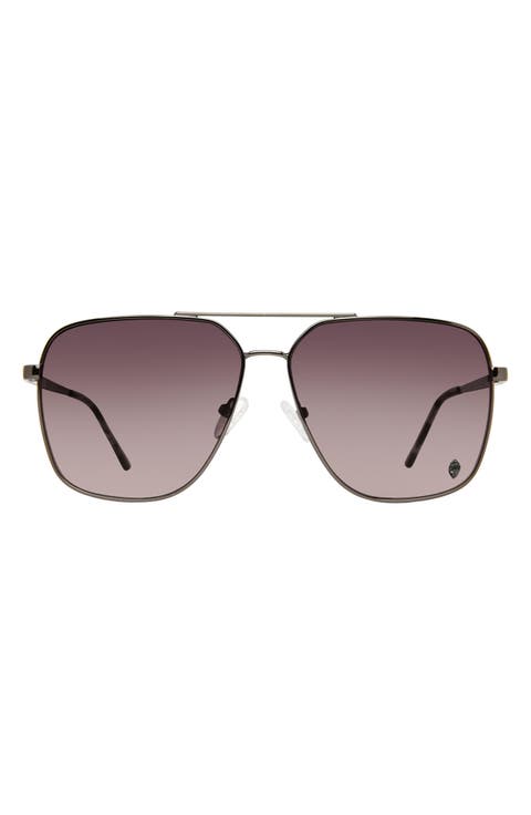 61mm Gradient Navigator Sunglasses