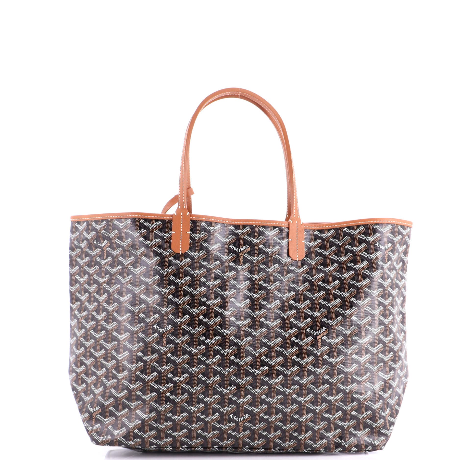 Pre-Owned Goyard Saint Louis Tote Coated Canvas PM, Alternate, color, Brown