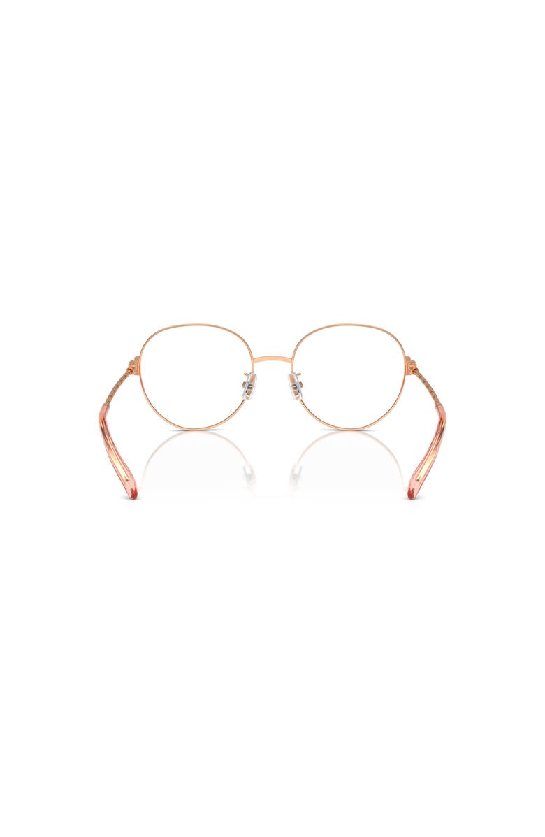 Tory Burch 52mm Round optical glasses, Alternate, color, Pink