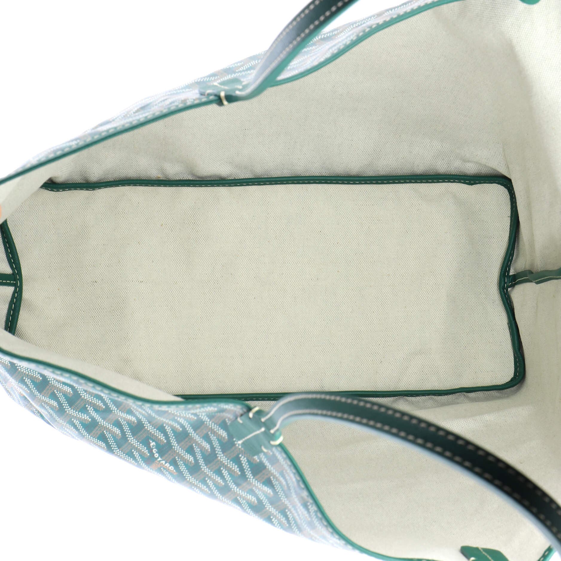 Pre-Owned Goyard Saint Louis Tote Coated Canvas PM, Alternate, color, Green