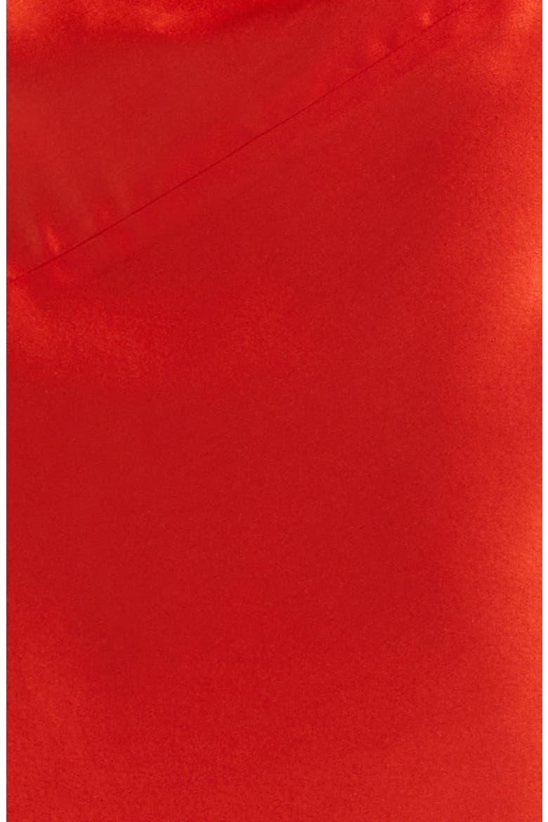 Beaded Strap Fluid Silk Column Gown, Alternate, color, MHJ RED/ RED