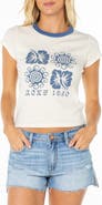 Roxy Hibiscus Swirl 90s Baby Tee