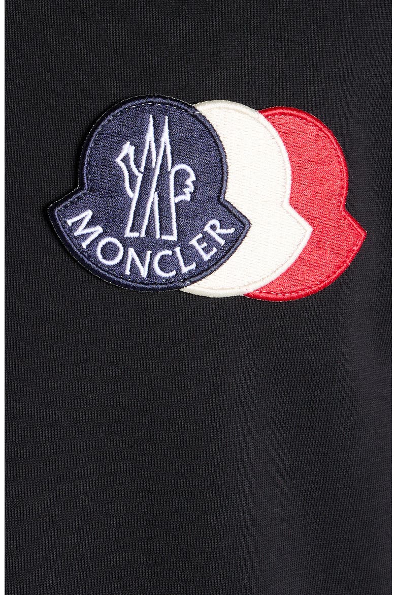 Logo Patch Cotton T-Shirt, Alternate, color, DARK NAVY BLUE