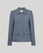 Really Wild Clothing Elinor Short Bouclé Jacket