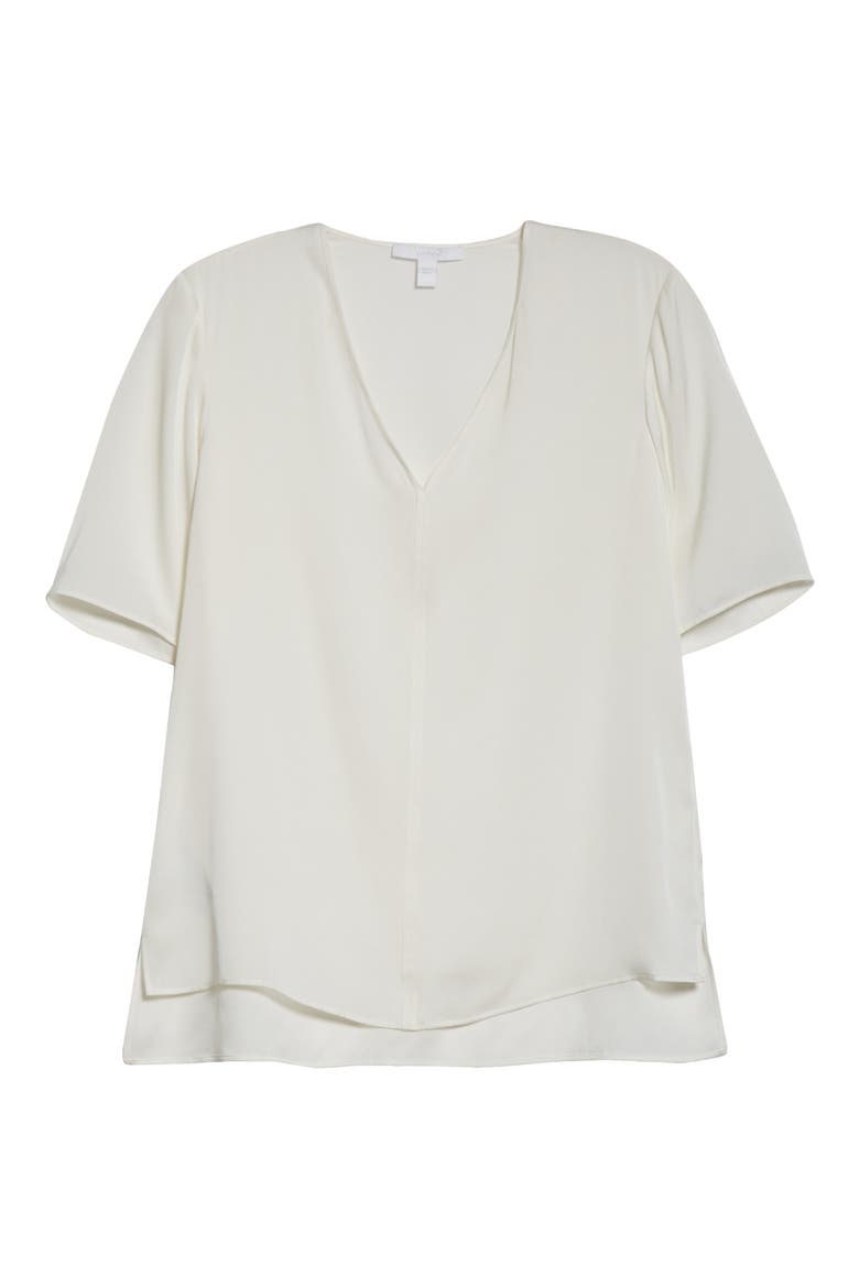 Ivala 2 Stretch Silk Top, Alternate, color, VANILLA LIGHT